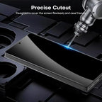 Anti-Spy Tempered Glass For Samsung Galaxy S26 S24 S25 Ultra Edge S23 S22 S21 Plus Fingerprint Unlock Privacy Screen Protector