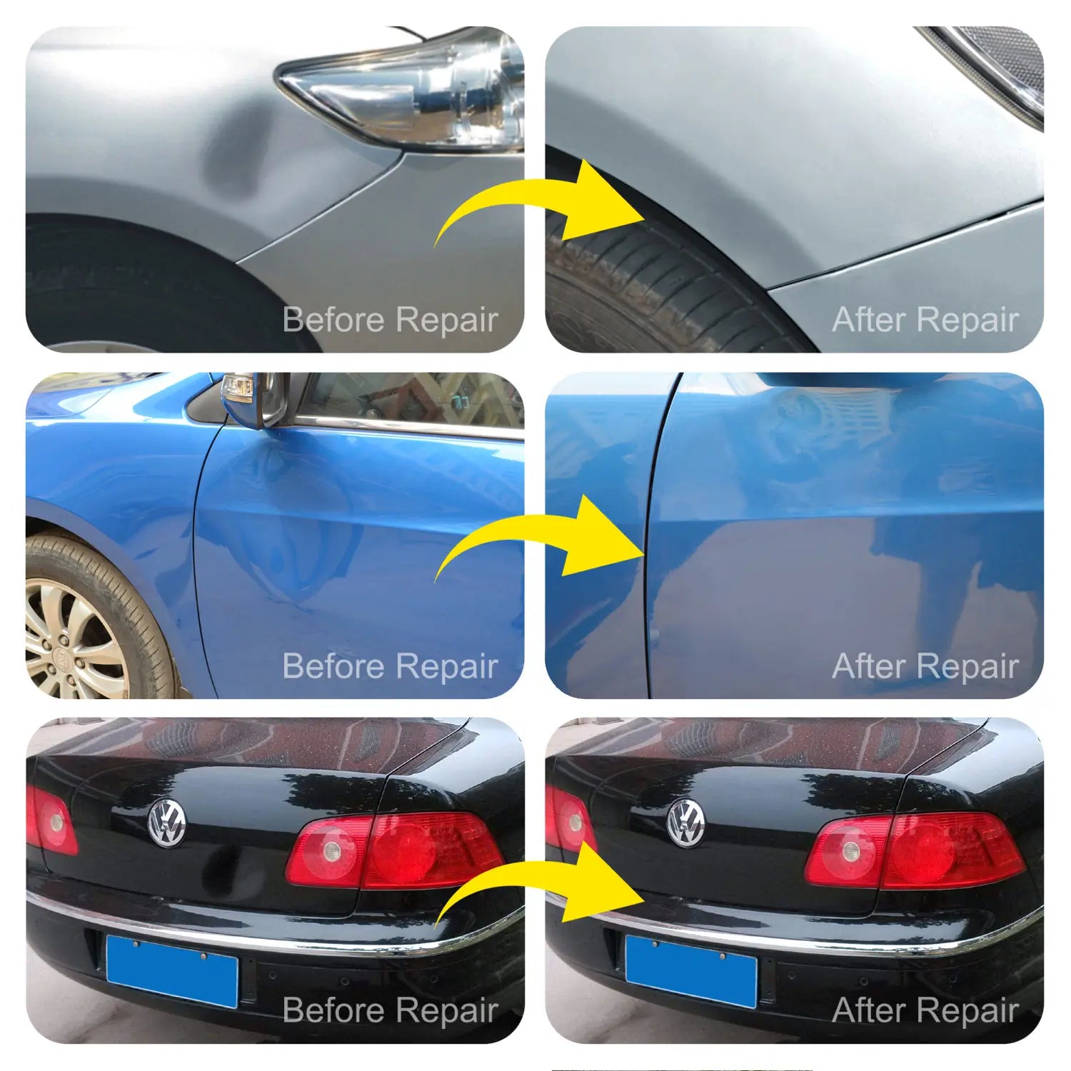 Auto Paintless Body Dent Removal Kits Car Dent Repair Tools Automotive Dent Remover Suction Cup Dent Puller Tool Kit for Car CM World