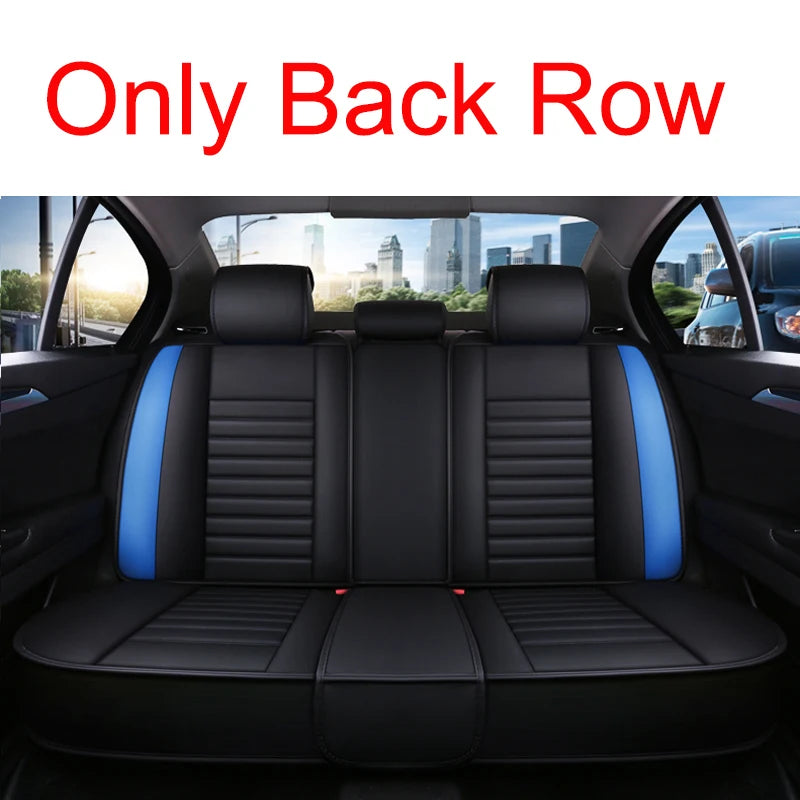 Full Coverage Universal Style Pu Leather Car Seat Covers for VW Passat B6 B7 B8 Seat Arona LEON Skoda Superb 3 2 Car Accessories CM World