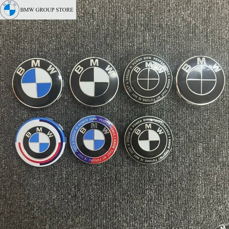 2026 New 4Pcs 56/68MM Car Wheel Center Hub Cap For BMW F10 F15 E39 M5 E36 E46 E60 E90 E91 E92 E93 F30 F20 M3 Car Accessories CM World