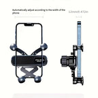 Cellphone Mount Phone Holder Gravity Foldable, 360 ° Rotating Extension Rod, Fits All Cars Vent