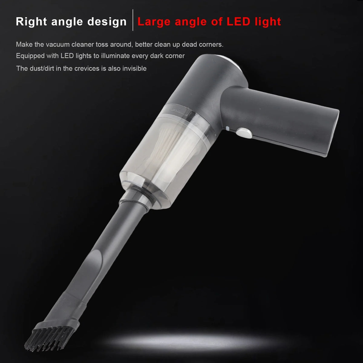 Mini Vacuum Cleaner for Desktop Sewing Machine Car Keyboard Portable Cordless Cleaning