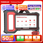 THINKCAR THINKSCAN PLUS S4 S7 ABS SRS ECM System Car Diagnostic Tools OBD2 Auto Scanner OBD 2 Code Coder Reader Free Update Car Mobile World