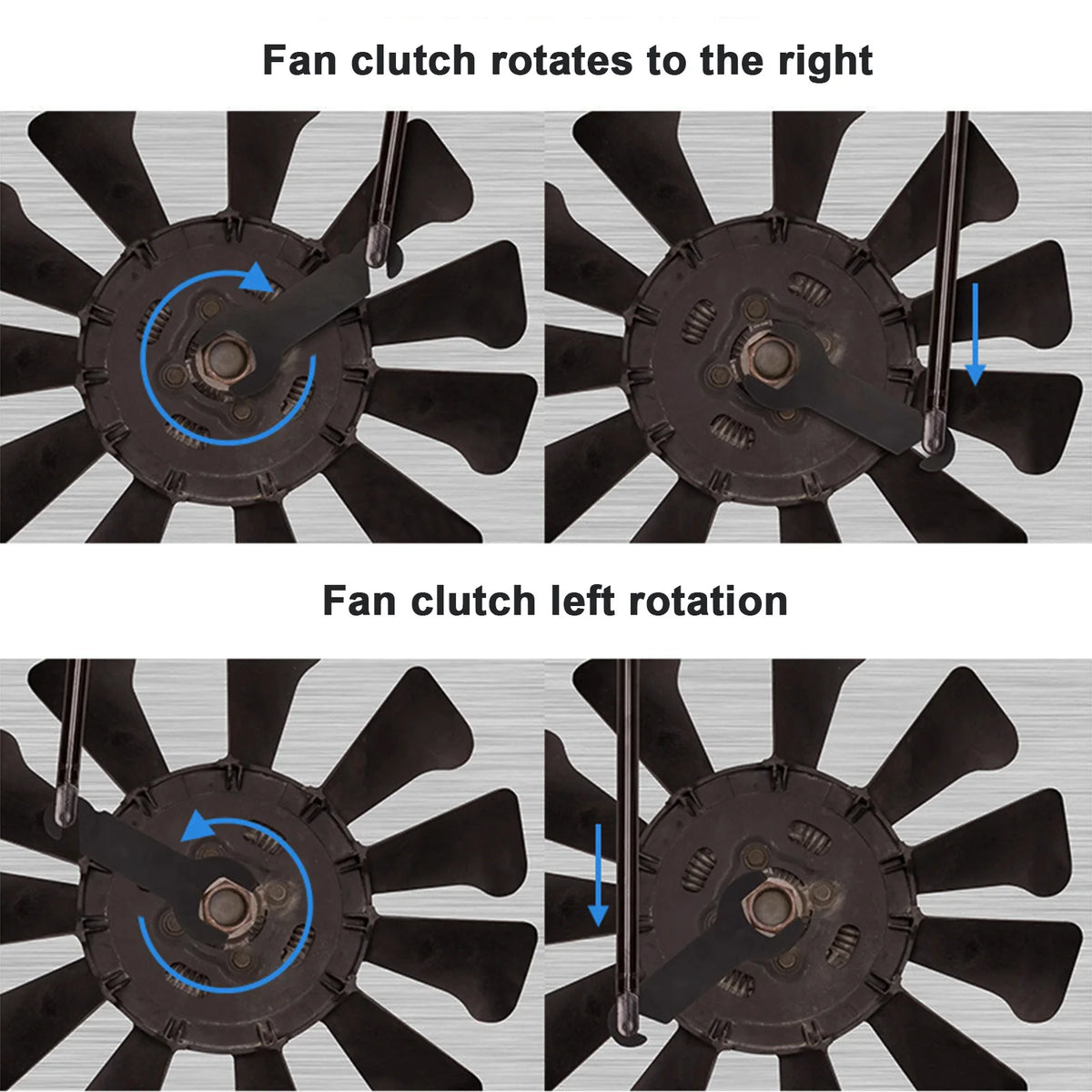 8Pcs Car Fan Removal Fixed Wrench Set Auto Cooling Fan Disassembly Repair Hand Tool