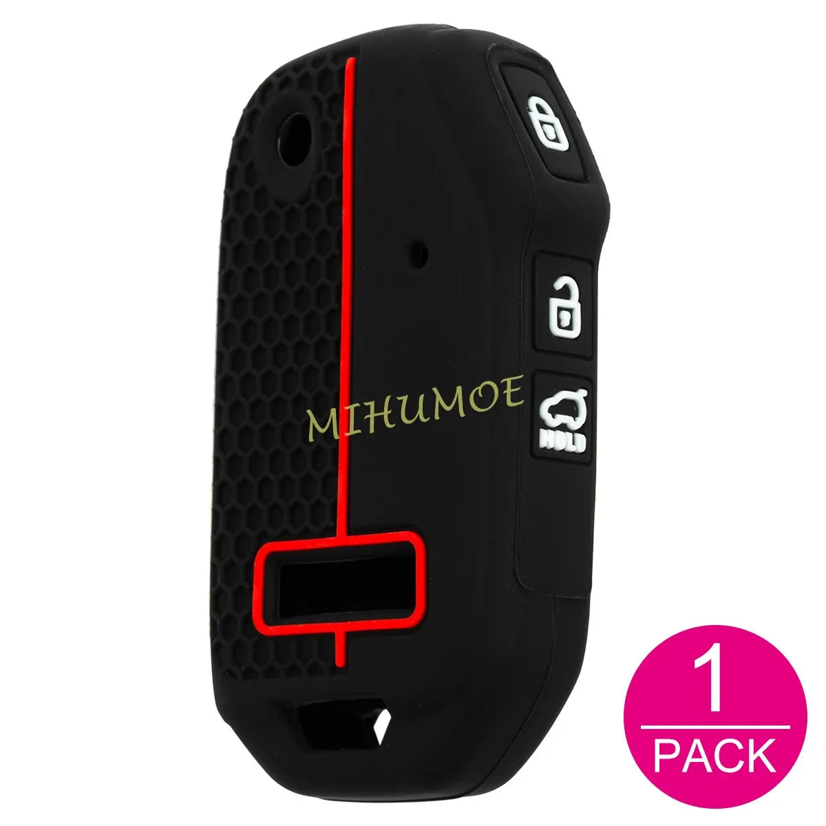 Car 3 Buttons Flip Key Case Cover ShellFor 2019-2025 Kia Ceed K3 K8 Sportage Soul Niro Seltos LX Cerato Picanto Silicone CM World