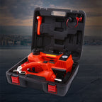 DC12V Car Electric Jack Electric Wrench Car Tire Changing Tool 5T Car Lift 15-450mm Lifting Height Portable Auto Repair Tool CM World