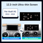 Car Video Multimedia player Stereo for Audi A1 2013 - 2018 Android 16 Wireless Carplay WiFi Auto Accessories GPS Navigation BT CM World