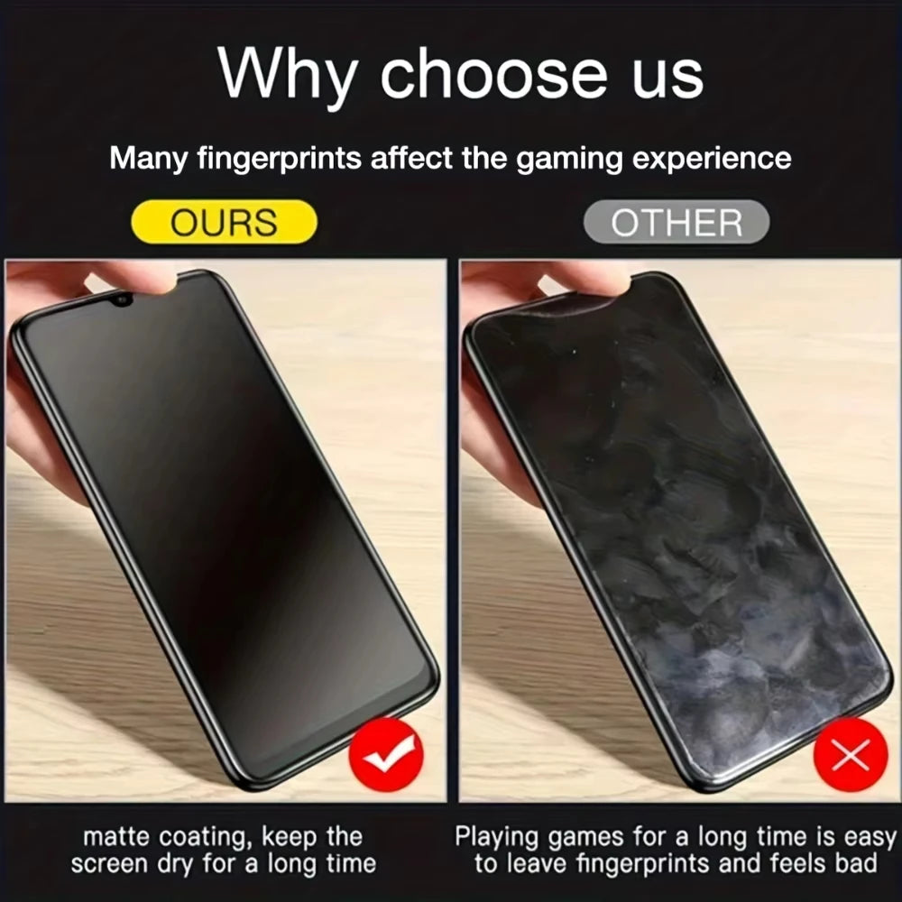 Full Cover Matte Privacy Screen Protector For iPhone 15 17 16 Pro 13 12 11 14 Pro Max 8 7 Plus 16e Air SE XS X XR Anti-Spy Film Car Mobile World