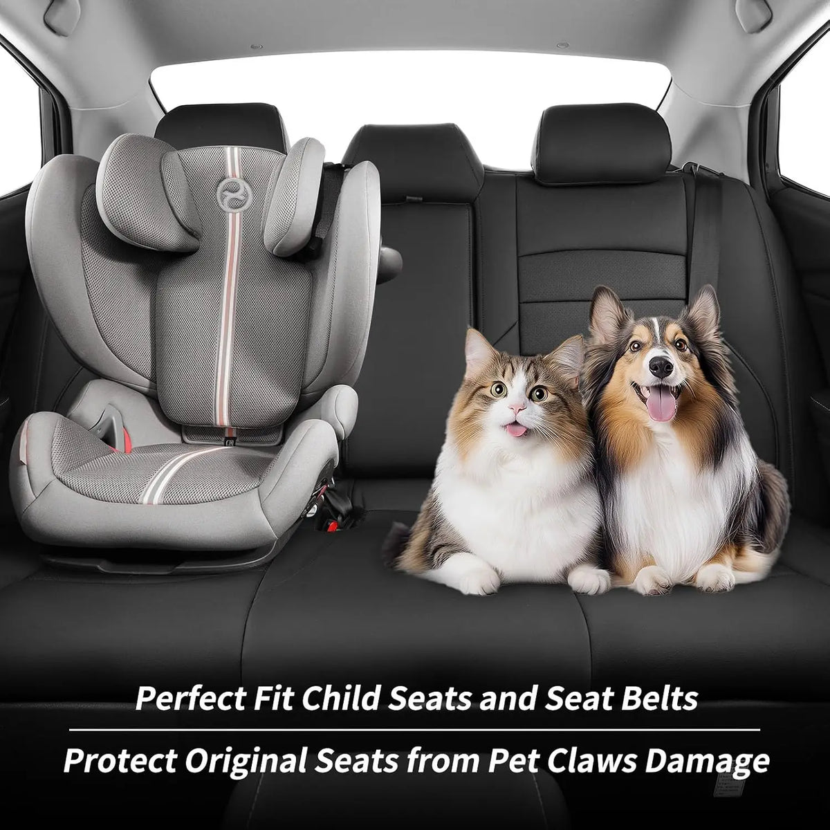 coverdream Camry Car Seat Covers Custom Fit for Toyota Camry Hybrid 2025 2026 SE/LE/XLE/XSE Waterproof Leather Car Seat Cover