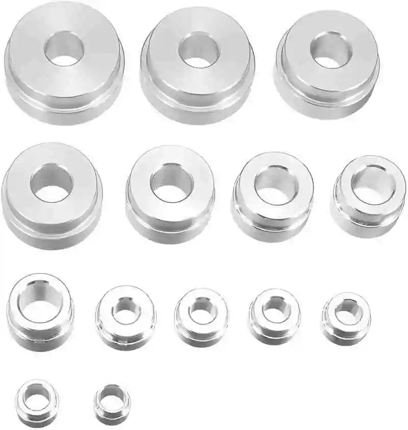 Bearing Disassembly Tool Repair Kit 17 Pcs/Set Seal Driver Installer Remover Automotive Tools Aluminum wheel bearing kit CM World