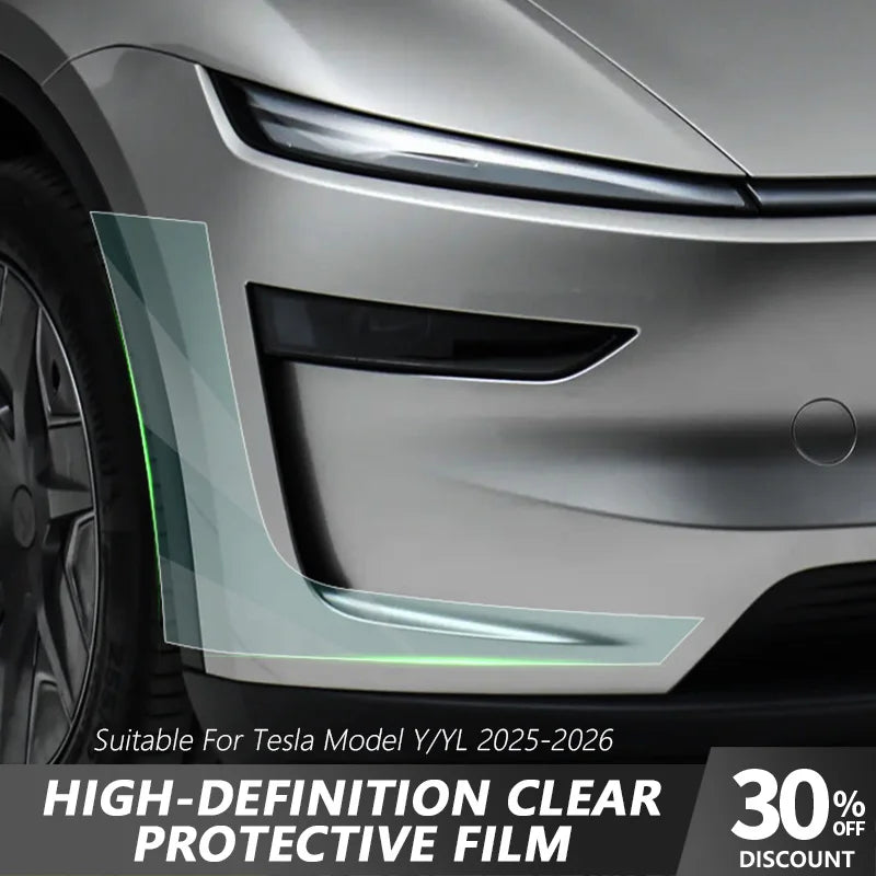 PPF Precut Paint Protection Film for Tesla Model Y YL Juniper 2025 in, TPU Clear Bra Self-Healing Scratch Resistant Bumper Kit
