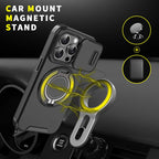 360°Rotating Hidden Metal Ring Car Holder Soft TPU+Hard PC Bumper Phone Case For IPhone 15 Pro Max 13 12 11 14 16 Pro Max Plus Car Mobile World