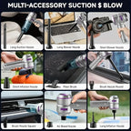 6 IN 1 Car Vacuum Cleaner Suction Blow Vaccum Vacum Wireless Home Handheld Charging Portable Mini Small Aspiradora Auto Machine