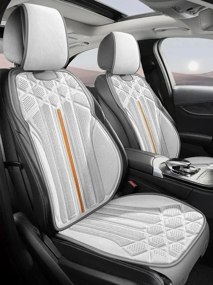 Universal Suede Car Seat Covers - Breathable Car Seat Protector,Seat Covers for Cars Full Set,Internal Spare Parts Seat Cushion CM World