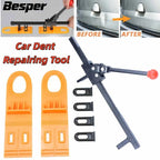 DIY Car Dent Repair Kit - Paintless Dent Puller Set with Suction Lifter, Reusable Glue Tabs & Manual Expander for Auto Bodywork CM World