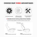 Universal Car Summer Cool Air Seat Cushion 12V/24V USB Charging Breathable Car Seat Cover With Fan Multi-color 3-SpeedAdjustment Car Mobile World