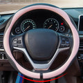 Leather Car Steering Wheel Cover Universal Steering Wheel Covers Car Accessories Interior Non-slip Steering Wheel Grip O/D Type CM World