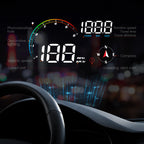 M24 GPS+OBD Car Head Up Display on Board Computer Compass Speed Voltmeter RPM Fuel Level Water Temp Car Accessories With Alarm