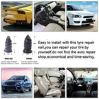 New 21-41pcs Tubeless Tire Repair Rubber Nail Kit Vacuum Tyre Puncture Screw Plug Emergency Quick Fix Tool Accessory