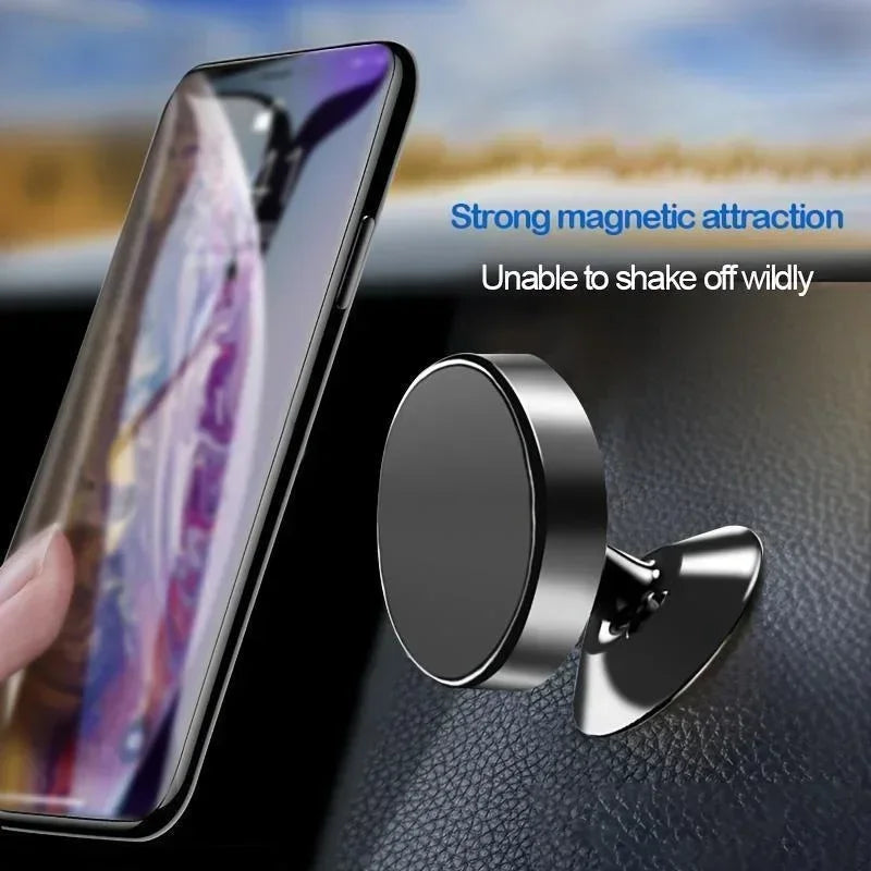 Magnetic Phone Holder for Car, Magnetic Car Mount for Cell Phone, 360° Rotation Universal Car Holder Fits All Smartphones CM World
