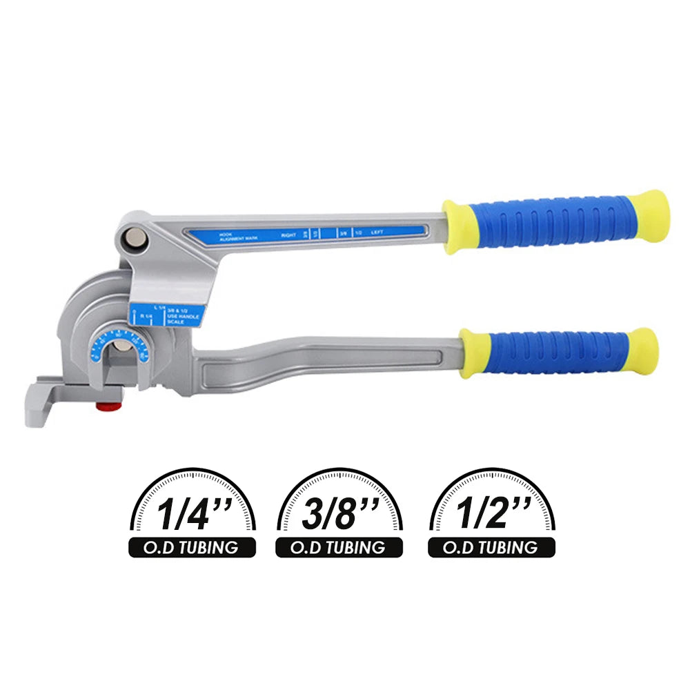 180 Degree Tube Bender 3-In-1 Small Multi-purpose Bender for Copper Pipe Aluminum Pipe Iron Pipe Stainless Steel Pipe CM World