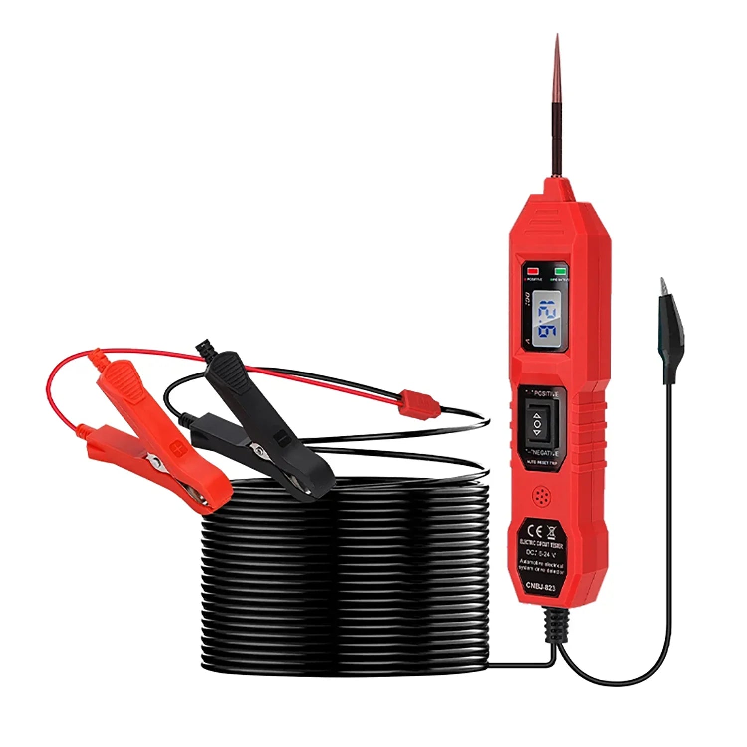 Circuit Tester, Automotive Electric Circuit Tester with Voltage Display LED Light, Car Power Circuit Probe Kit for 3.5-36V DC CM World
