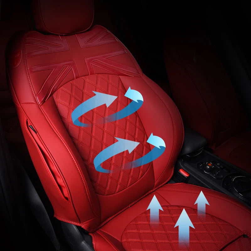 Complete Set of Car Seat Covers Car Seat Protection Accessories for mini cooper f56 f57 f60 f54 r50 r53 r55 r56 r57 r58 r59 r60 CM World