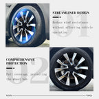 TSLLUG 4PCS 19 Inch Ring Protection Wheel Cover Design For Tesla Model 3 Highland 2024-2026 Hight Protective Rim Cover