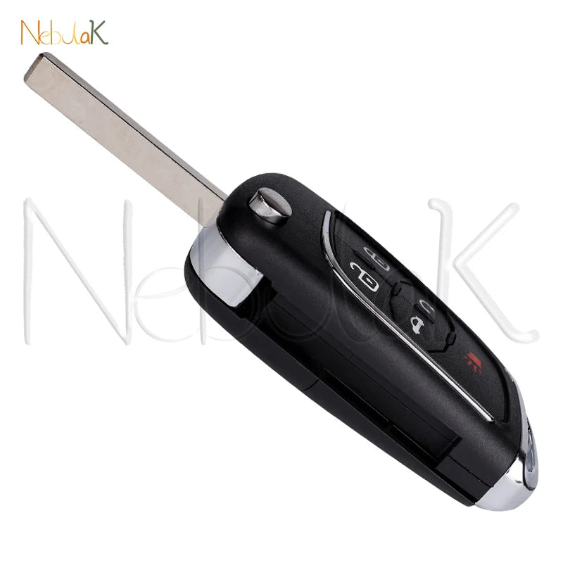 Car Remote Folding Key Shell for Buick Chevrolet Camaro Cruze Epica Lova Opel Vauxhall Insignia Astra Mokka Modified Fob Case CM World