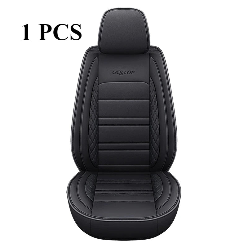 Full Coverage Pu Leather Car Seat Covers for Dacia Duster Sandero Renault Clio Fiat Panda Lancia Seat Arona Cors Car Accessories CM World