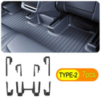 For Tesla Model Y Juniper 2025 2056 Under Seat Corner Guard Seat Slide Rail Protector Cover Anti-Kick Decor Flocking Accessories CM World