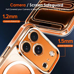 With  Magnetic Transparent TPU Shockproof Protection Phone Case for iphone 17 Pro Max/17 Pro/17E/17 Air/17
