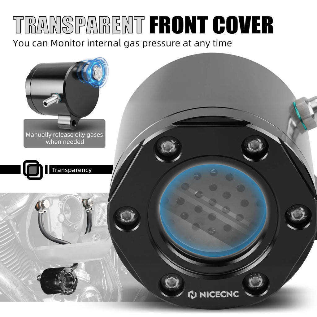 External Breather Kit For Harley Softail Touring Street Glide /Special Road Glide CVO Road King /Special Electra Glide 2018-2023 CM World