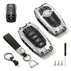 Heavy Key Fob Cover Protector for Toyota 2019-2024 RAV4,Corolla Cross,Tundra,Venza,Land Cruiser,Fortuner,Grand Highlander,Hilux