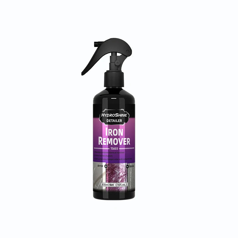Hydroshine Iron Remover Car Detailing Fallout Spray Decontamination Kit Rust Remover Spray for Brake Rim Metal Surface Particles CM World