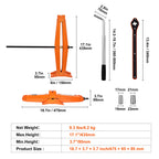 SucceBuy Scissor Jack 2.5Ton/5512 lbs Scissor Car Jack 3.7"-17.1" Lifting Range Scissor Lift Jack Portable Tire Jack for Car Etc CM World