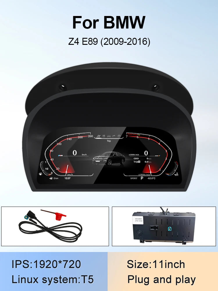 STWEI 2024 New Lcd Digital Dashboard Cluster Digital Speedometer For BMW 1/2/3/4/5/6/7 Seires X1/X2/X3/X4/X5/X6 Series CM World