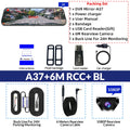 E-ACE 2K Car DVR WIFI GPS Stream Media Mirror Optional 1080P Car Video Camera Night Vision Loop Recording 24H Parking Black Box Car Mobile World