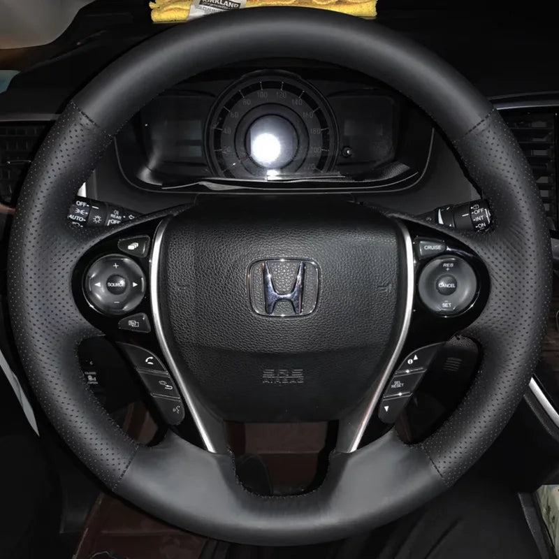 Customize DIY Microfiber Leather Car Steering Wheel Cover For Honda Accord 9 2013-2017 Odyssey 2013-2015 Crosstour 2013-2015