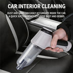 Wireless Rechargeable Handheld Vacuum Cleaner, 3‑in‑1 Suction Blow Function Portable Mini Vacuum for Car & Household Cleaning