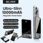 10000mAh Ultra Slim Power Bank for MagSafe,Magnetic Wireless 20W Fast Charging Portable Battery For iPhone Samsung Xiaomi iWatch Car Mobile World