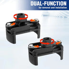 Universal Adjustable Two-Jaws Oil Filter Wrench 60-80mm Steel Remover Fuel Cast Black for Auto Car Motorcycle Maintenance Car Mobile World