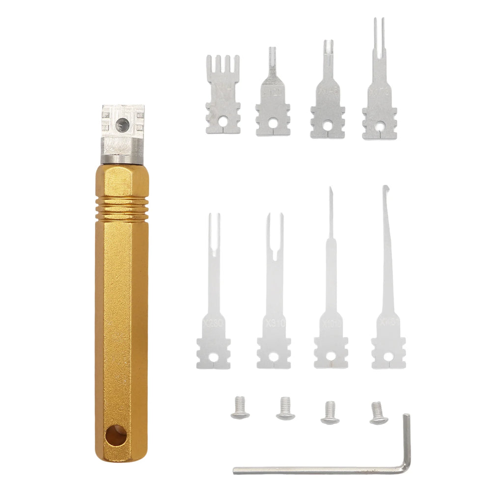Double headed detachable terminal pin extraction tool suitable for AMP Metri Pack  Molex connectors, and General Motors repair CM World