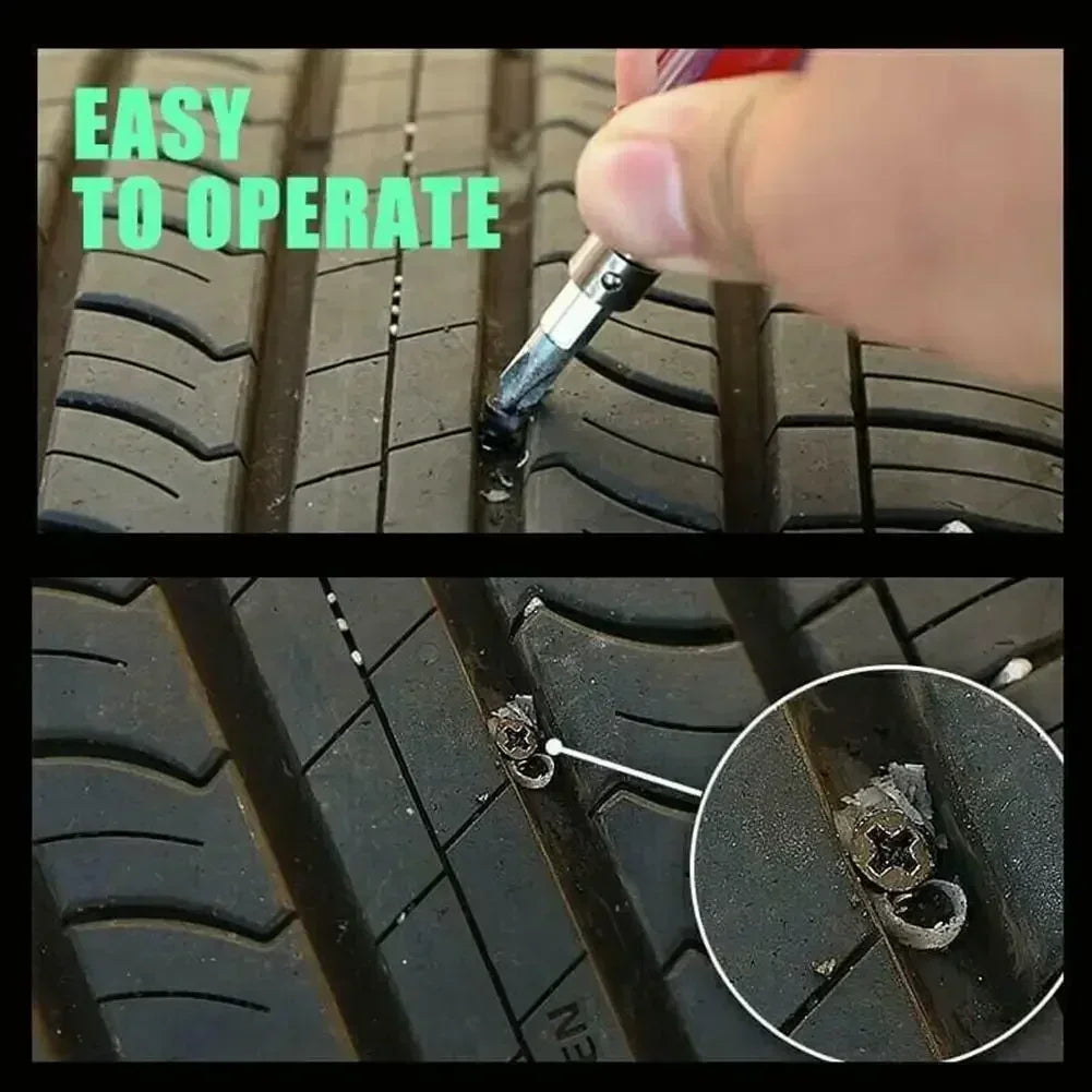 20/40/60PCS Car Motorcycle Vacuum Tyre Repair Nails Truck Scooter Bike Tire Puncture Repair Tubeless Tools