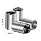 4Pcs Metal Stying Car Wheel Tire Air Valve Caps for AMG W140 W168 W169 W176 W177 GLS GLB EQC CLS SLK A200 GLK CLK A260 GLC CLG CM World