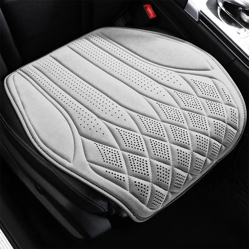 Light Luxury Suede Car Seat Cover Cushion Pad Breathable Cushion Fashionable Car Mat  Autumn and Winter Seat Cover Protector CM World