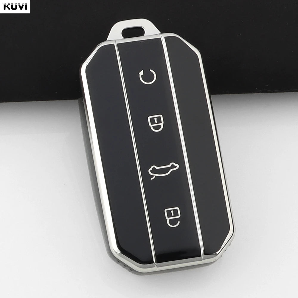 Fashion TPU Car Key Case Cover Shell For Chery Jaecoo J7 J5 7 5 Protection Bag Holder Keychain Keyless Auto Accessories