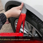 Two 78 inch Thick Self-Adhesive Wheel Guards, Heavy-Duty Plastic Wheel Arch Protective Covers, Suitable for All Vehicles, Scratch and Collision Resistant, Easy to Install without Drilling Holes