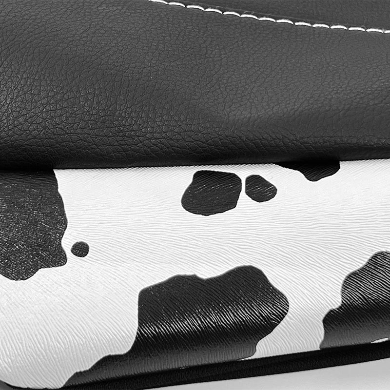 AUTOKING Cow Print Leather Seat Covers Fit For Most Car SUV Truck Van Universal Car Seat Covers Car Accessories Interior CM World