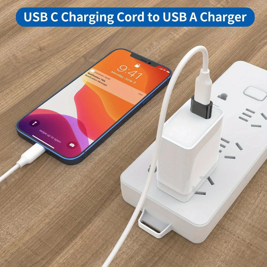 3-Pack USB to USB C Adapter, USB C Female to USB Male Super Fast Charging and OTG Converter Compatible with iPhone 15/14/13/12 P Car Mobile World